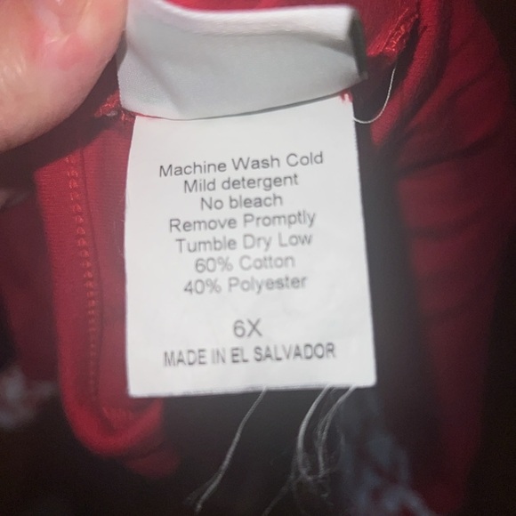 Zuccini girls red santa embellished dress size 6X EUC - Picture 6 of 8